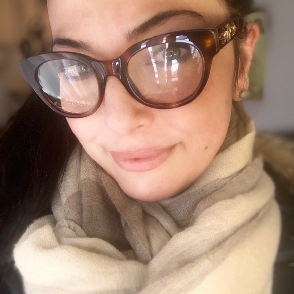 Authentic GUCCI 48 cat Crystals stars Acetate optical glasses - Picture 4 of 13